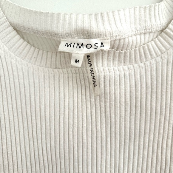 Mimosa Top - M - Off White Ruffle Pattern - Picture 2 of 7